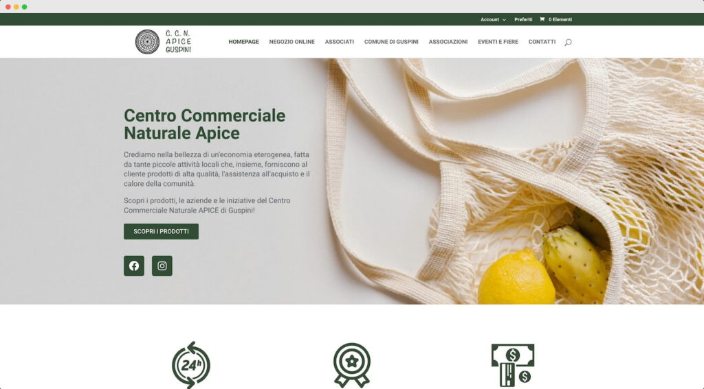 centro commerciale naturale apice