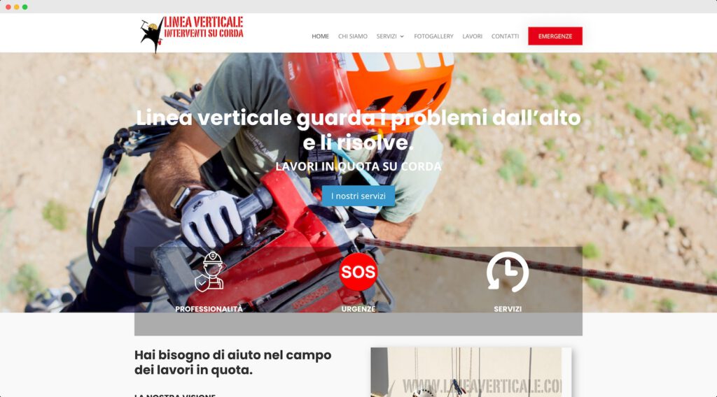 linea verticale