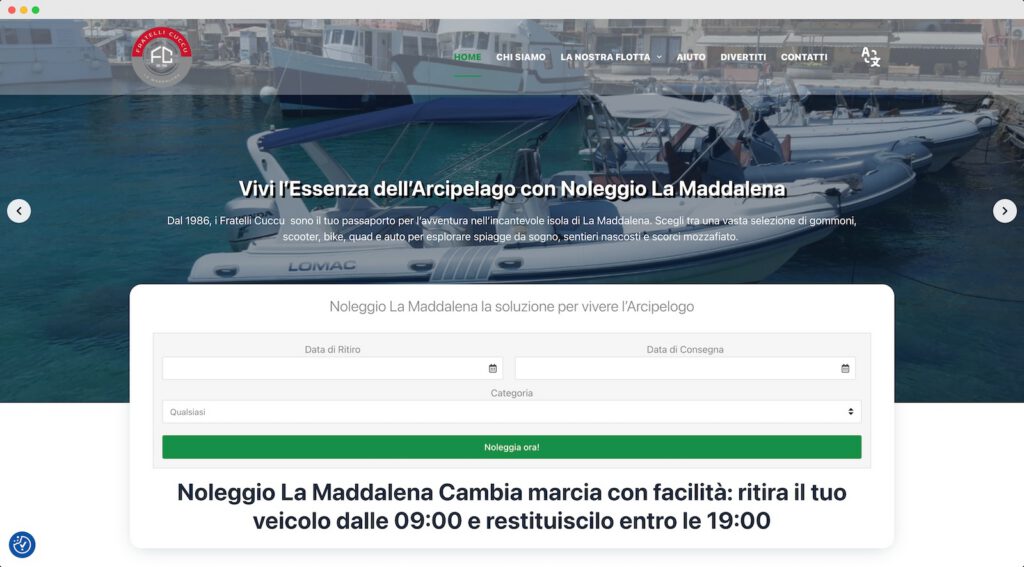 noleggio la maddalena