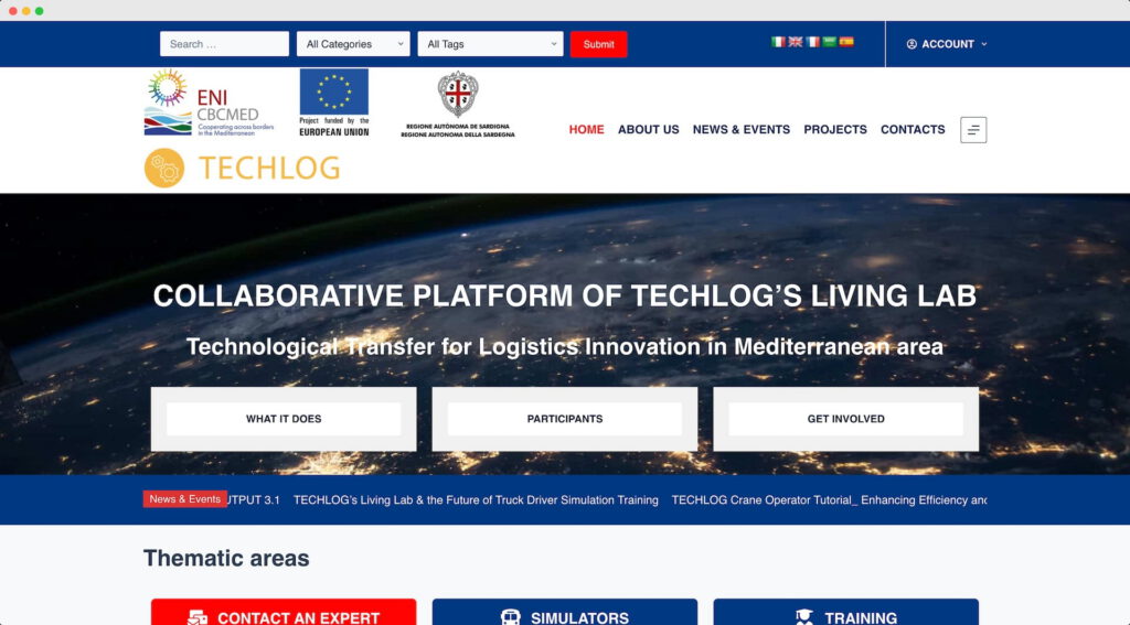 piattaforma collaborativa del living lab di techlog