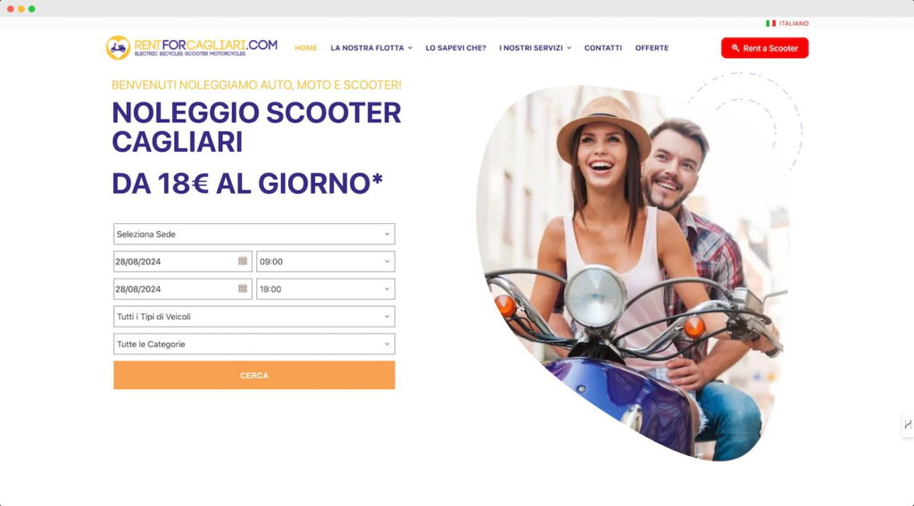 rent for cagliari