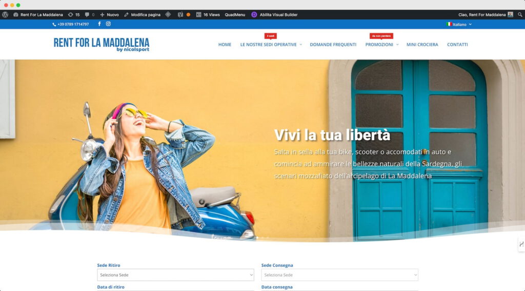 rent for la maddalena