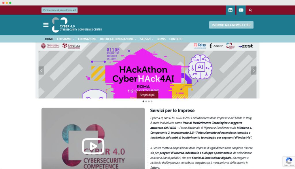 cyber 4.0 – strategie e competenze per la cyber sicurezza.