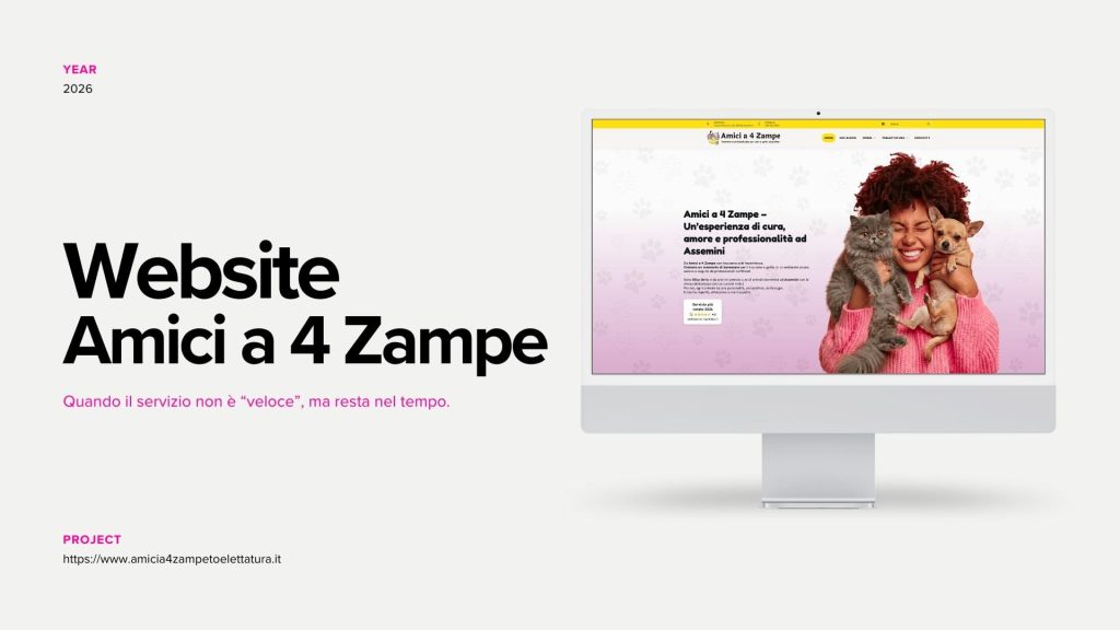 Realizzazione Sito Web Amici a 4 Zampe