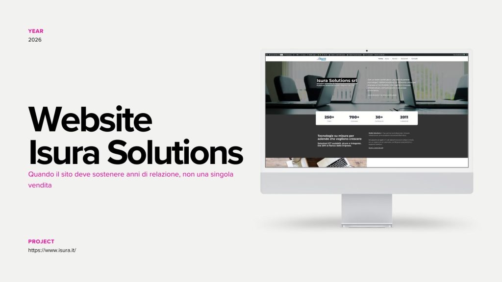 Realizzazione Sito Web Isura Solutions