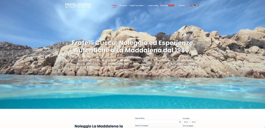 realizzazione sito web fratelli cuccu